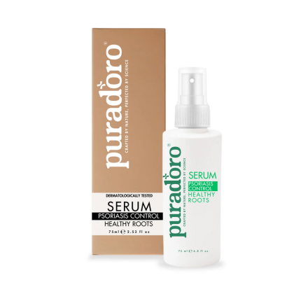 Sérum Cheveux Psoriasis & Racines Saines – Calme le cuir chevelu, réduit desquamation et irritation 75ml