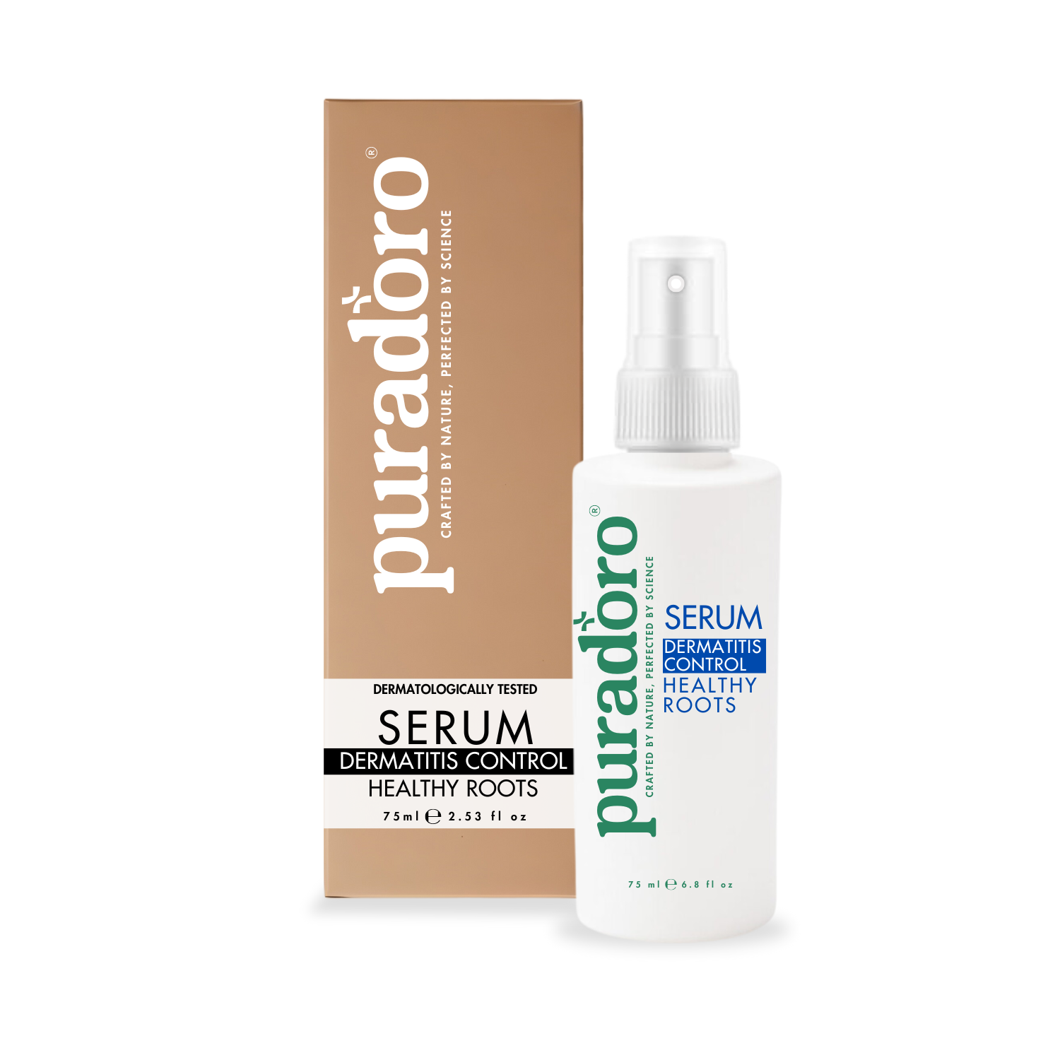 dermatitis serum Sérum Cheveux Dermatite & Racines Saines – Soulage démangeaisons, rougeurs et sécheresse 75ml – Image 1